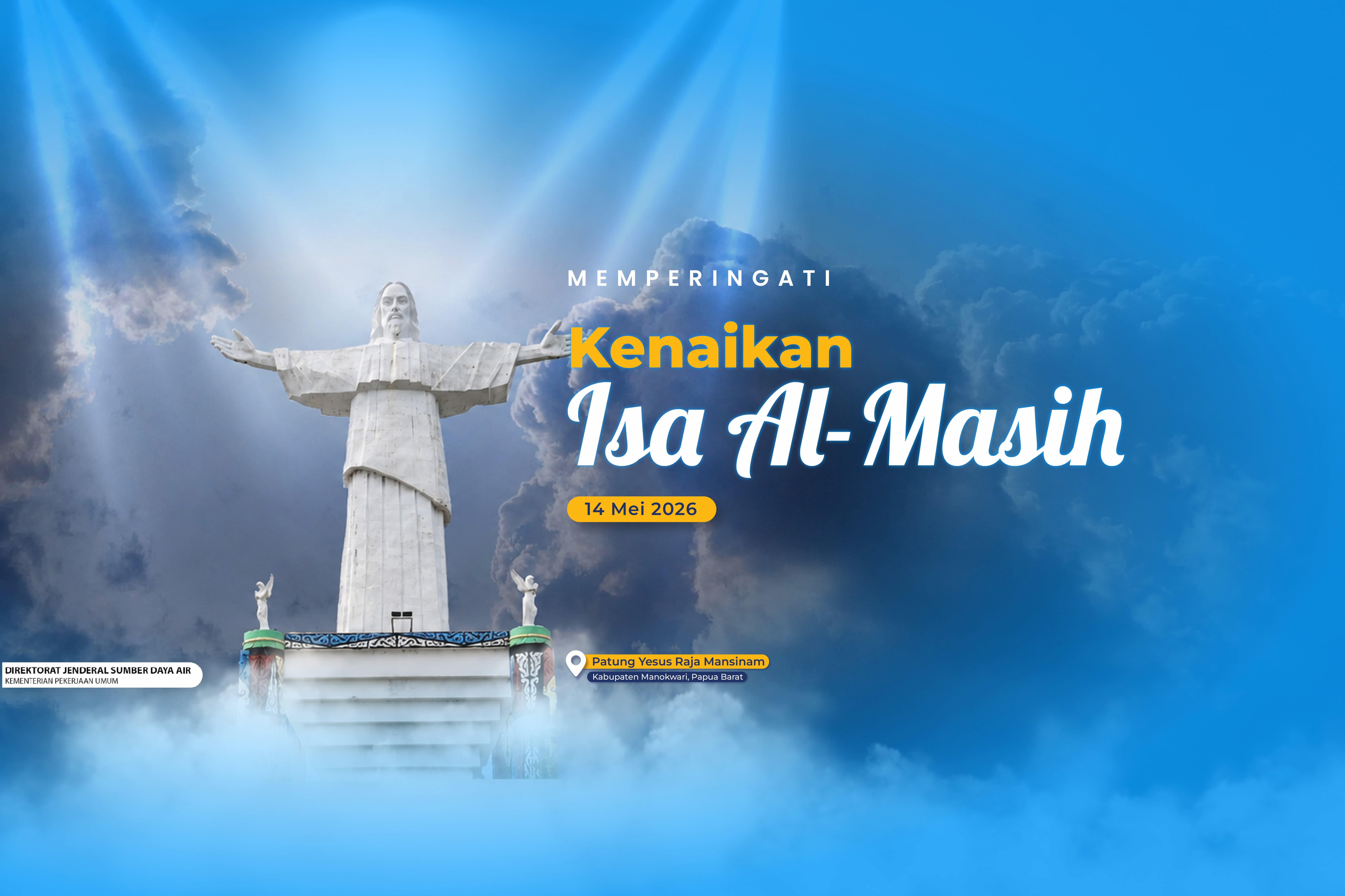 Banner Kenaikan Isa Al-Masih